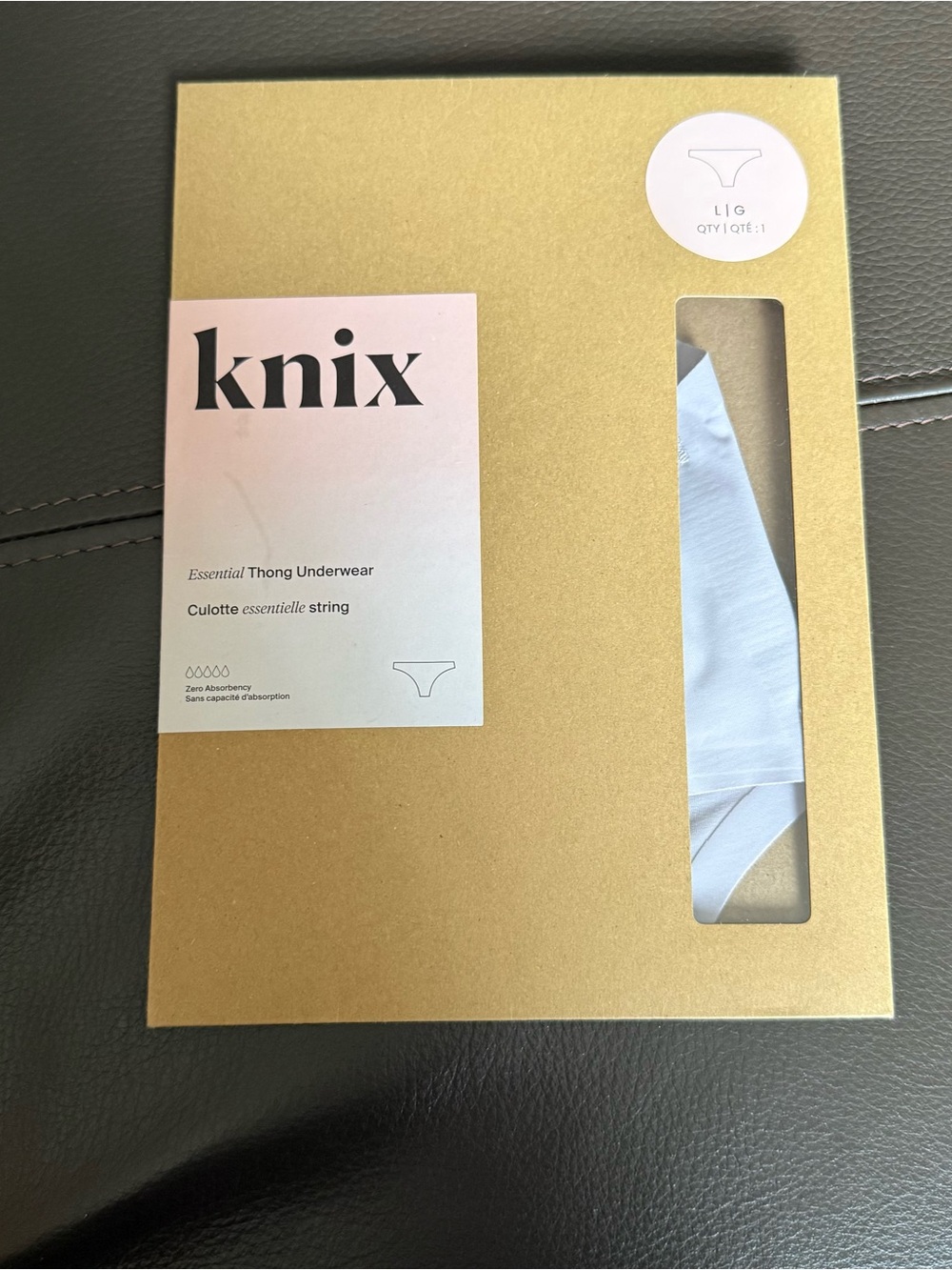 knix Essential Thong Underwear - Lavender